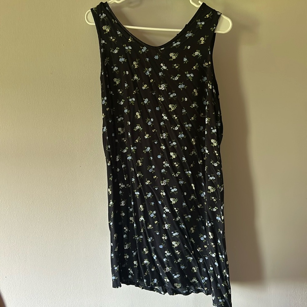 Vintage Gap Floral Short Sheath Dress Size Large